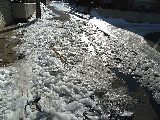 日本酒ショップも雪解け
